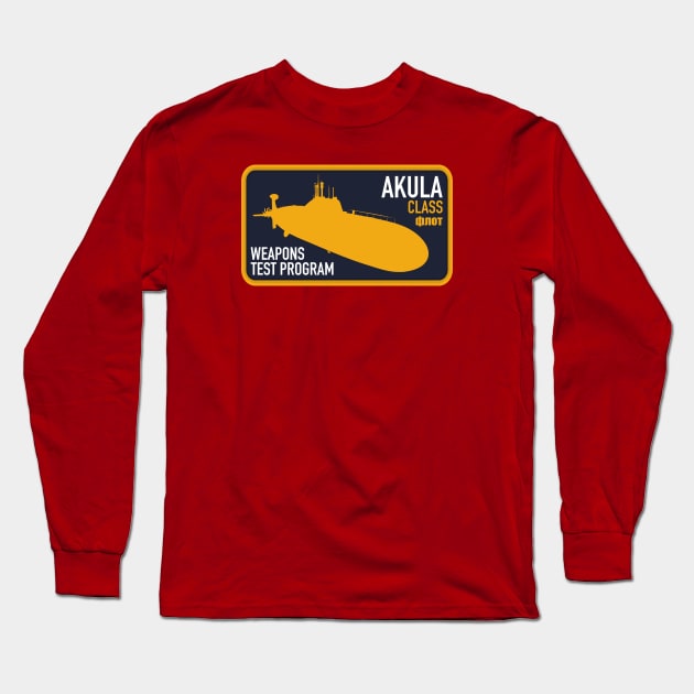 Akula Class Submarine Long Sleeve T-Shirt by TCP